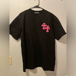 Chrome Hearts | Shirts | Chrome Hearts Pink Leather Cross